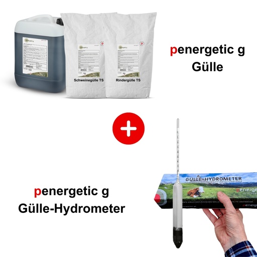 penergetic g + Gülle-Hydrometer | Starterset